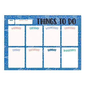 Erik Grupo Amelie Classic Weekly Planner A4 Blue