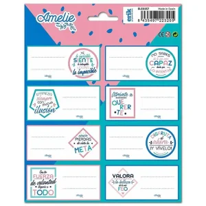 Erik Grupo ELE0257 Self-adhesive Labels Amelie Pastel Collection