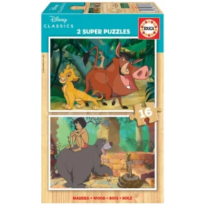 Jungle Book 2 X 16 Piece Puzzles