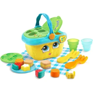 LeapFrog Shapes & Sharing Picnic Basket - Green/yellow