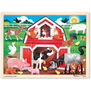 Melissa & Doug 19061 Barnyard Jigsaw Puzzle 24pc