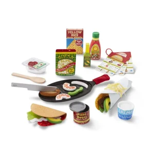Melissa & Doug 19370 Fill & Fold Taco & Tortilla Set
