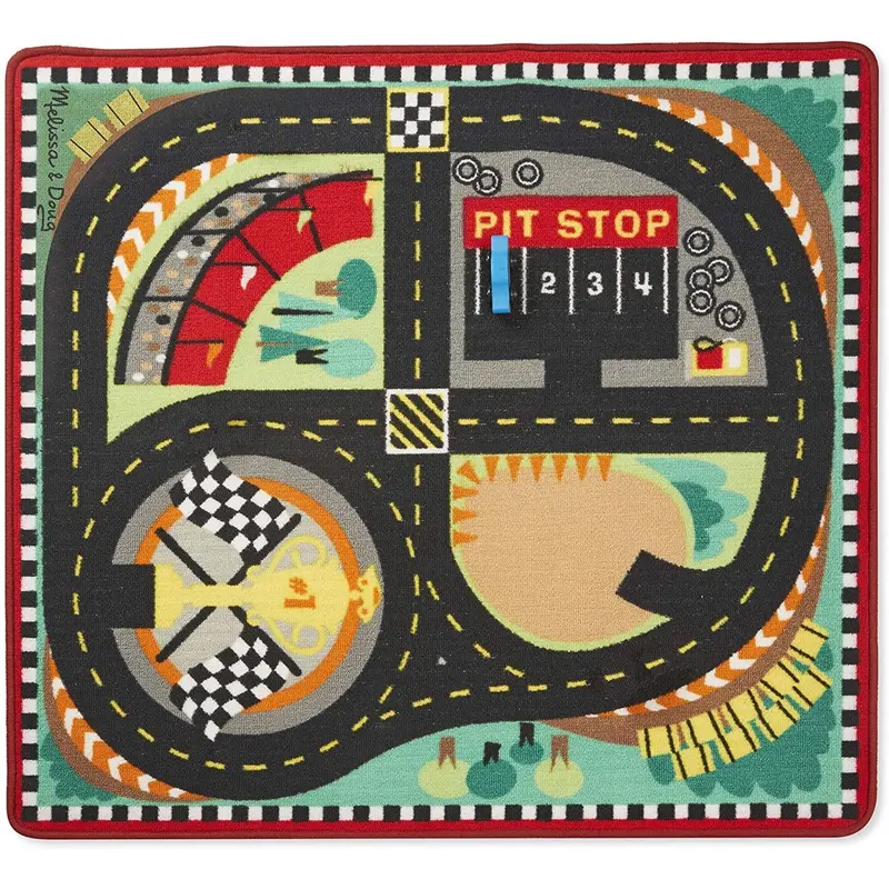 Melissa & Doug 19401 Around The Race Track Rug