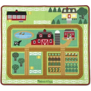 Melissa & Doug 19425 Around The Barnyard Farm Animals Rug
