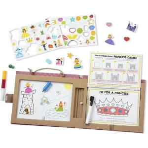 Melissa & Doug 41322 Reusable Drawing and Magnet Kit - Princess