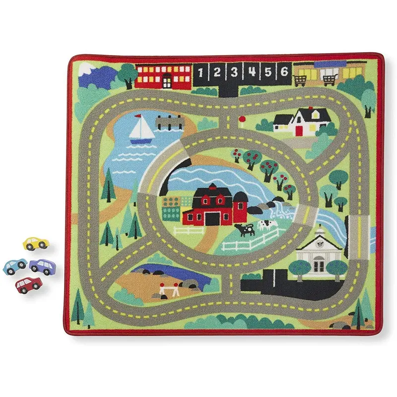 Melissa & Doug Around The Town Road Activity Rug