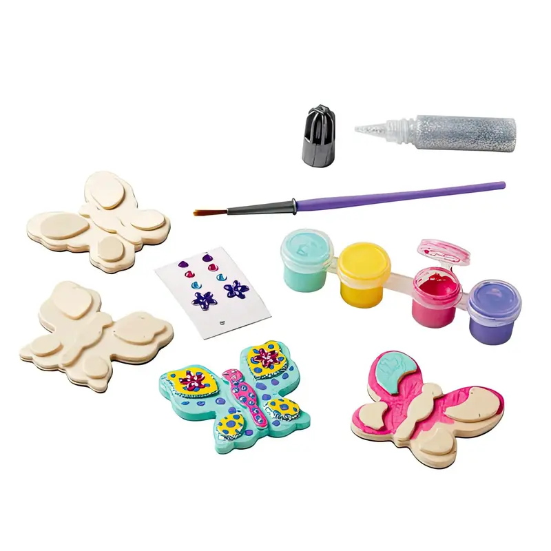 Melissa & Doug Created By Me! Butterfly Magnets Wooden Craft Kit