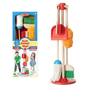 Melissa & Doug Let's Play House! Dust, Sweep & Mop Pretend Play Set