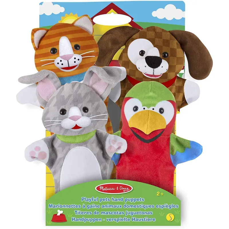 Melissa & Doug Playful Pets Hand Puppets