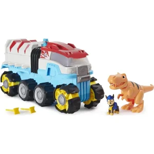 PAW Patrol Dino Rescue Dino Patroller Motorised Team Vehicle with Chase & T-rex