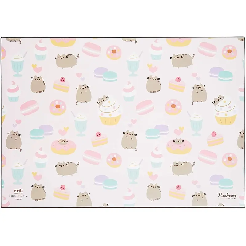 Pusheen Rose Collection Children's Desk Mat
