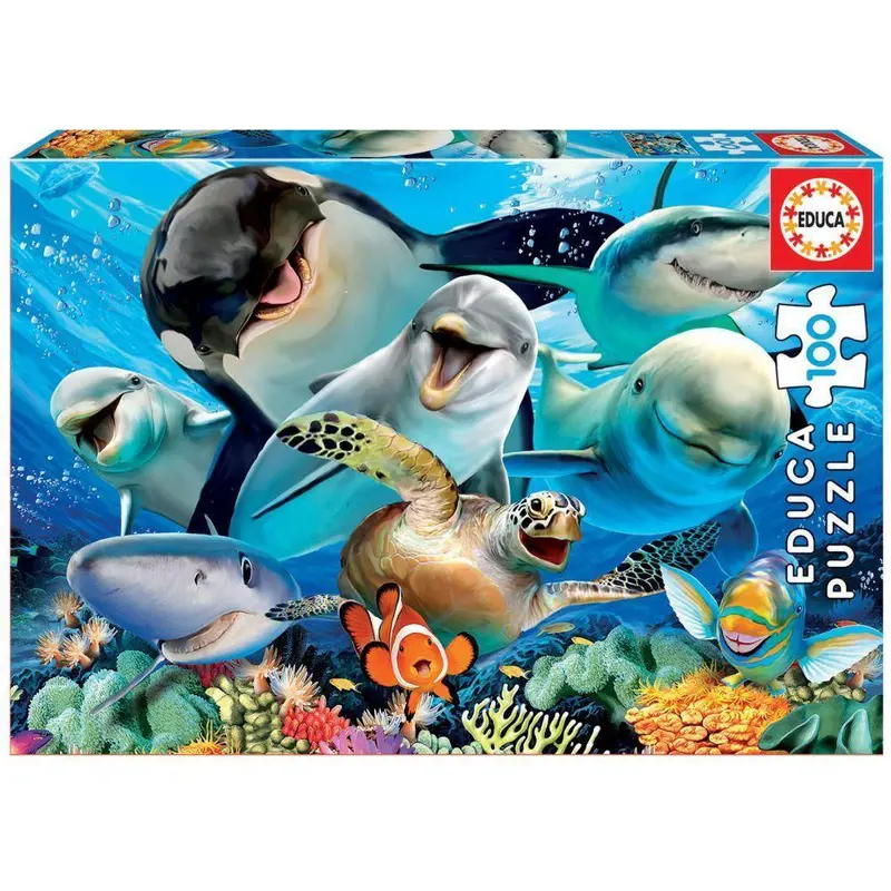 Underwater Selfie 100 Puzzle