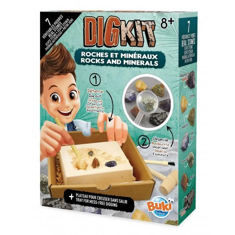 BUKI France 440 - Rocks and Minerals Dig Kit