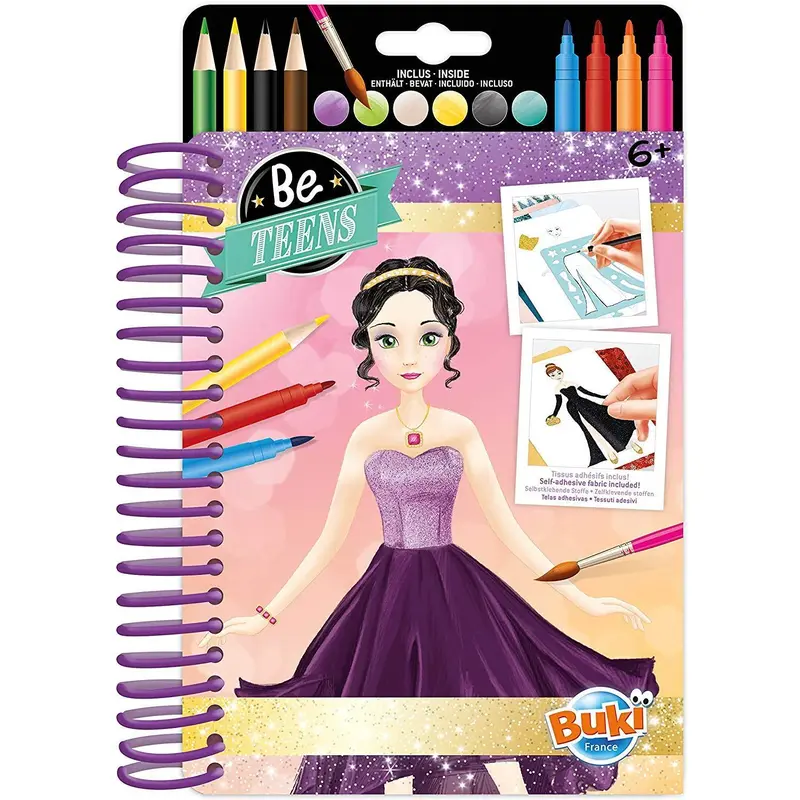 BUKI France Fashion Sketchbook - Evening Dresses