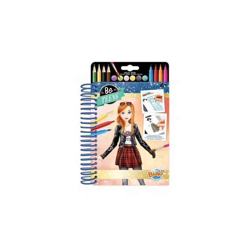 BUKI France Fashion Sketchbook Rock Outfits