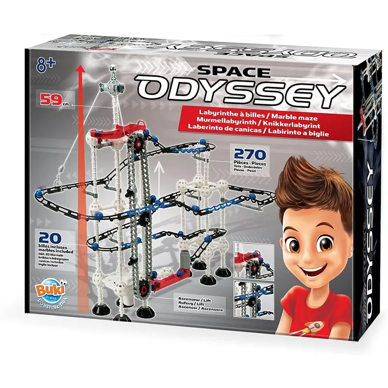 BUKI France Marble Runs Space Odyssey Construction Playset