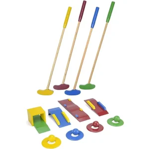Garden Games Wooden Crazy Golf Set For Kids