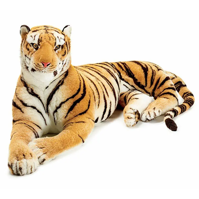 Giant Plush Lying Tiger 3.4 M Long
