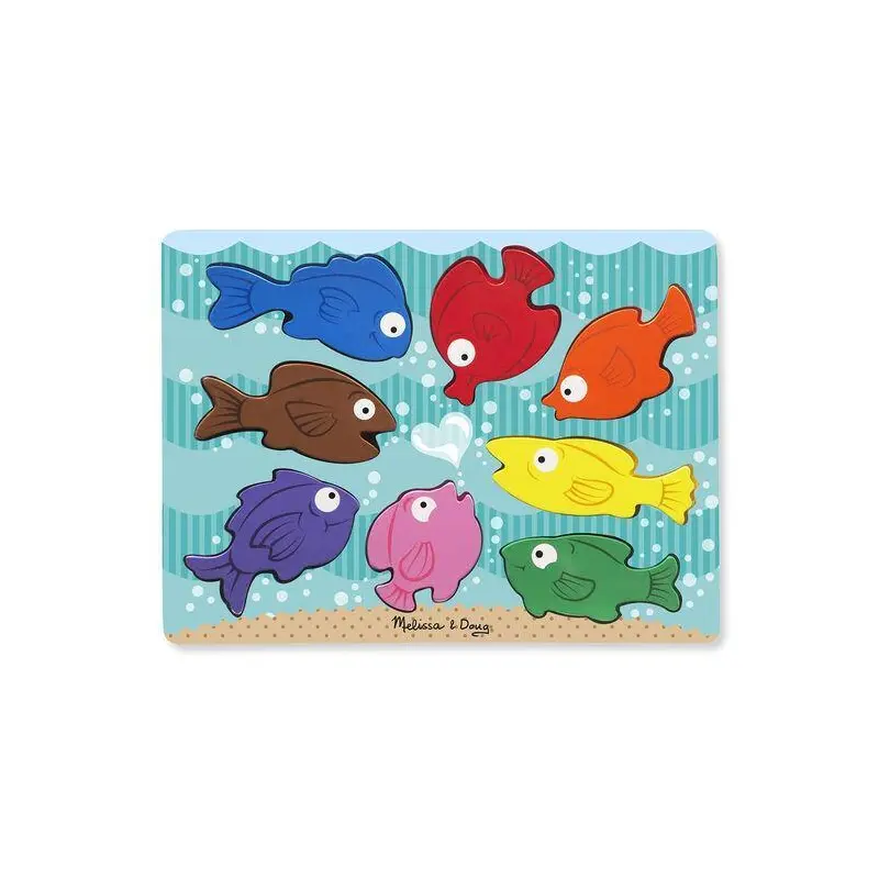 Melissa & Doug 19003 Chunky Puzzle - Colourful Fish