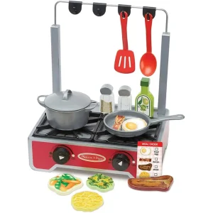 Melissa & Doug 19288 Deluxe Wooden Cooktop Set
