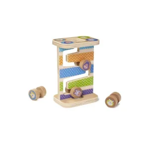 Melissa & Doug 40125 First Play Wooden Safari Zig-zag Tower