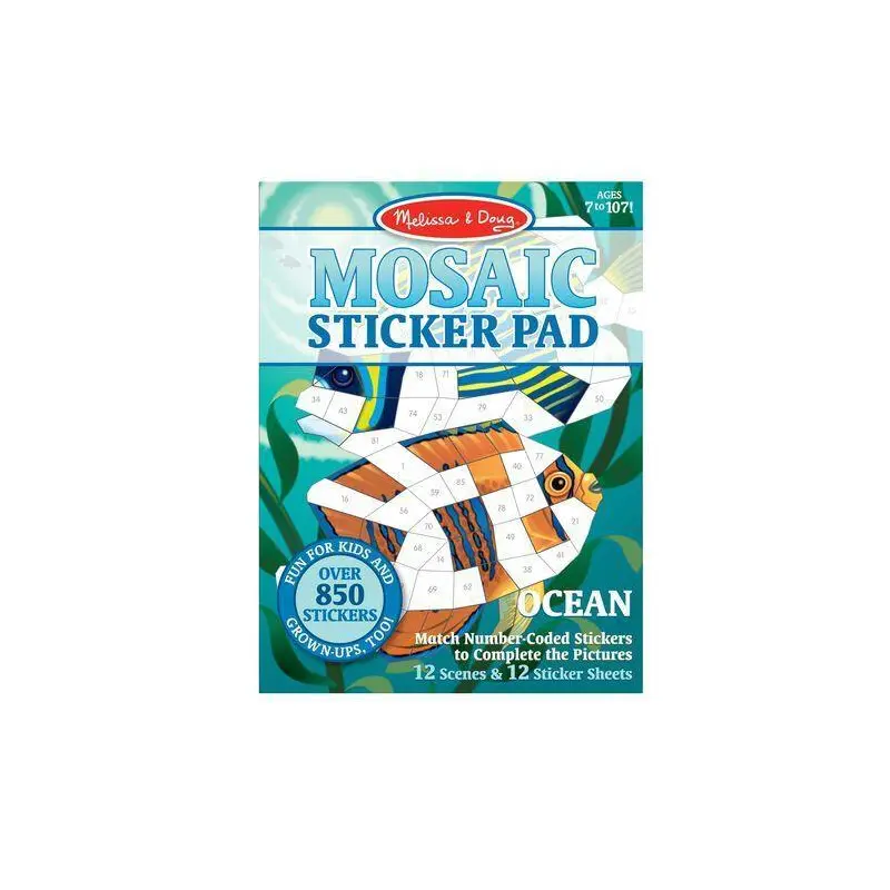 Melissa & Doug 40161 Mosaic Sticker Pad - Ocean