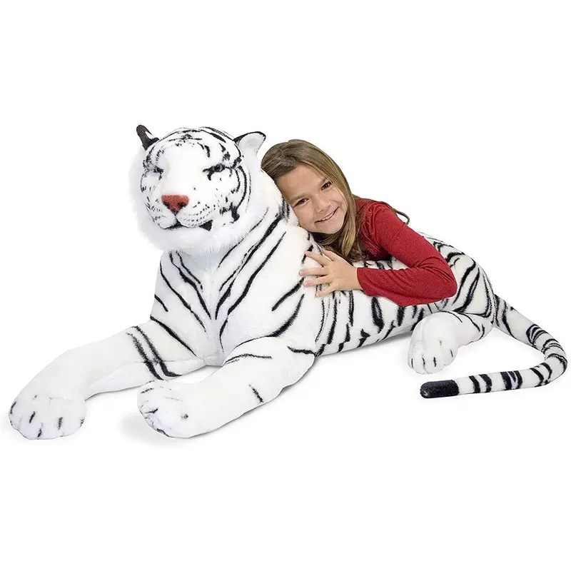 Melissa & Doug White Tiger Plush Toy