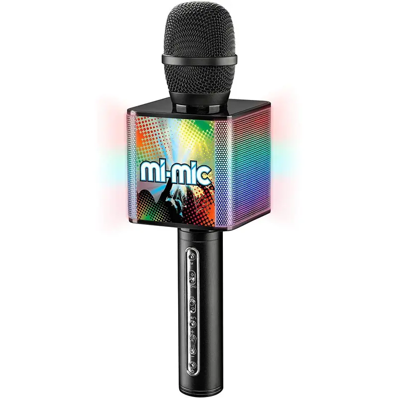 Mi-mic Kids Karaoke Microphone with Phone Holder and Voice Changer