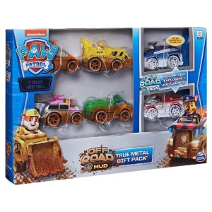 PAW Patrol, Die-cast Collectible Metal Classic 6 Vehicle Gift Pack