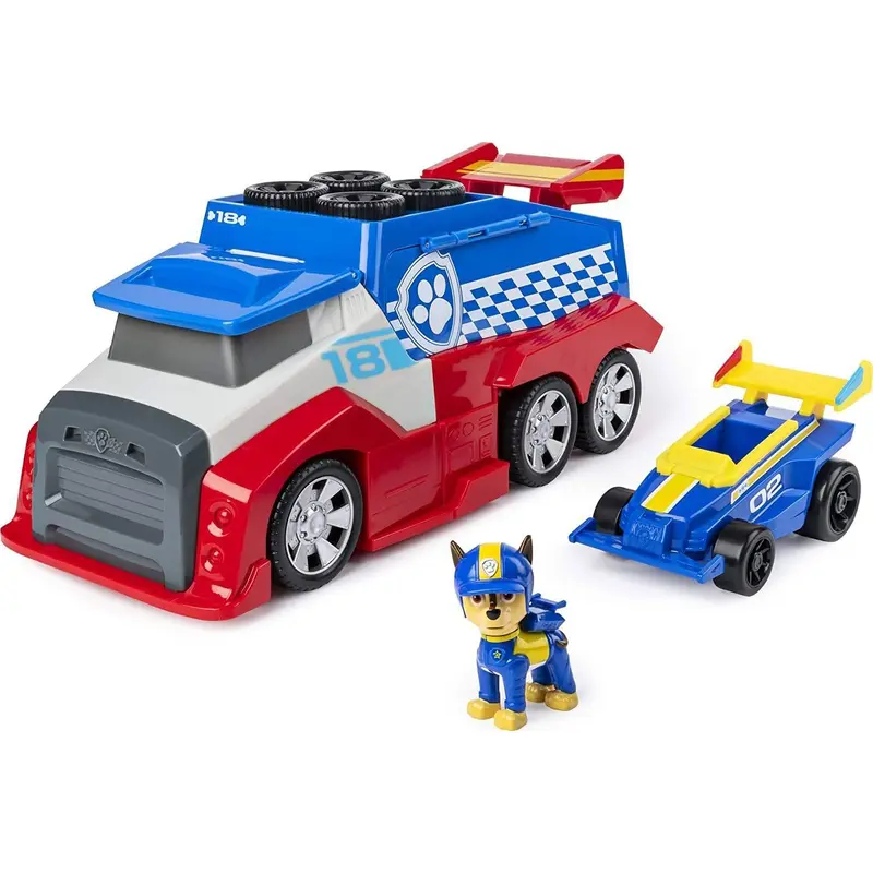PAW Patrol Race Rescue Mobile Pit Stop Team Vehicle with Sounds