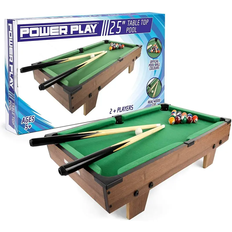 Powerplay 25-inch Pool Table Game
