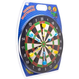 Toyrific Kids Magnetic Dartboard Set with 6 Magnet Darts