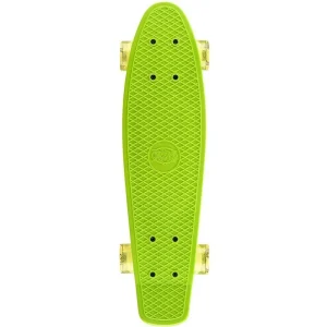 Xootz 22-inch Skateboard with LED Light Up Wheels - Green