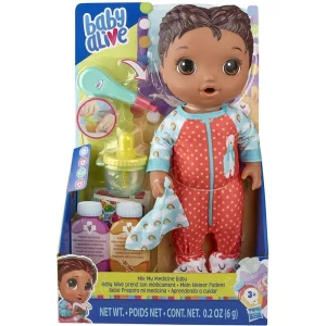 Baby Alive E6941 Mix My Medicine Baby Doll, Llama Pyjamas Dolls