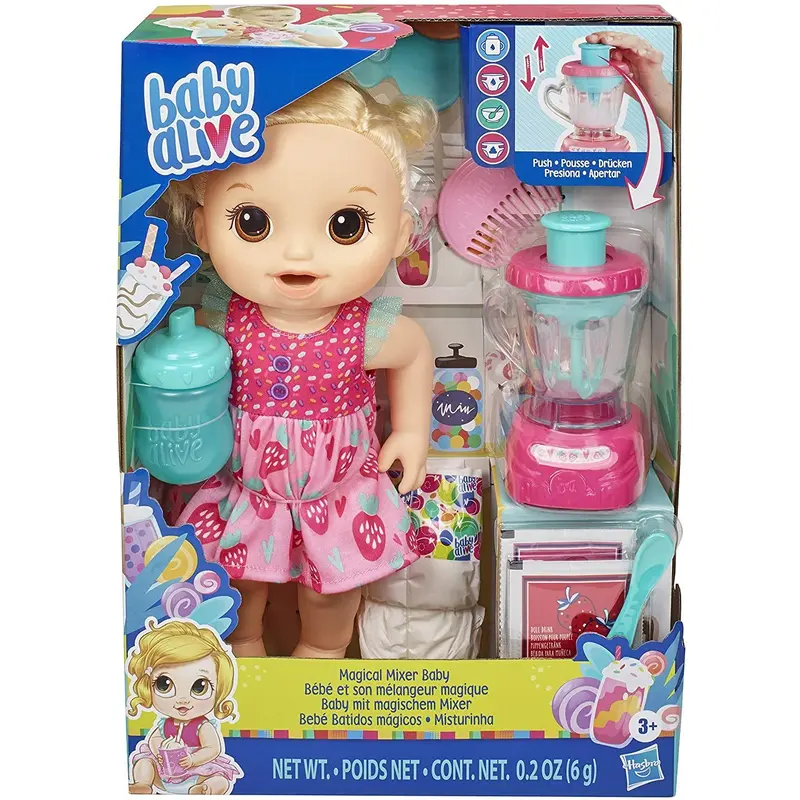 Baby Alive E6943 Magical Mixer Baby Doll Strawberry Dolls