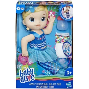 Baby Alive Shimmer n Splash Mermaid Blonde Hair Dolls