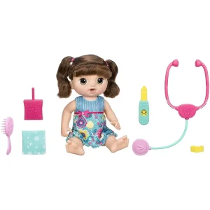 Baby Alive Sweet Tears Baby - Brown Straight Hair Dolls