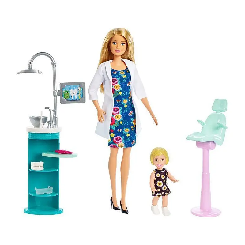 Barbie Dentist Doll & Playset FXP16 Dolls