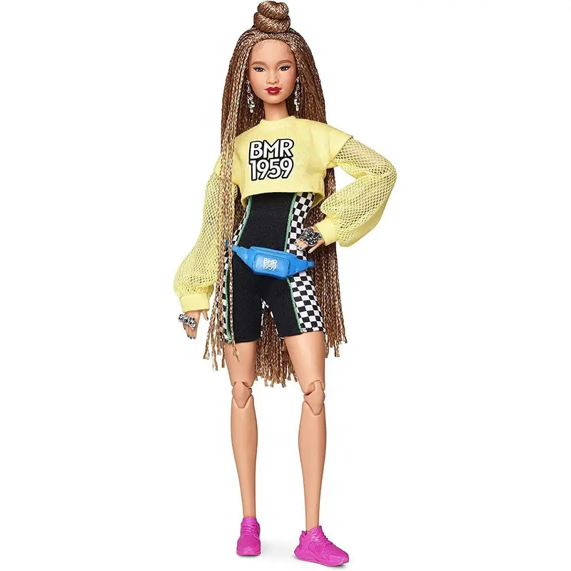 Barbie Fully Poseable Fashion Doll with Braided Hair Dolls