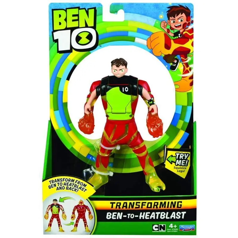 Ben 10 BEN2930 Transforming Ben-to-heatblast Figure Action Toys & Playsets