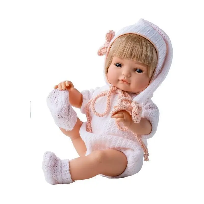 Berjuan 776 Clauda Rubia Body Blue 38cm, Pink Dolls