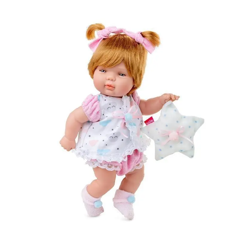 Berjuan Doll 0490 Baby Smile 30cm Pink Dolls