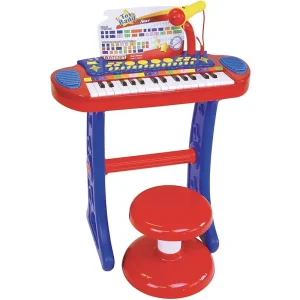 Bontempi 13 3240 Electronic Organ with Legs, Stool and Microphone Musical Instrument