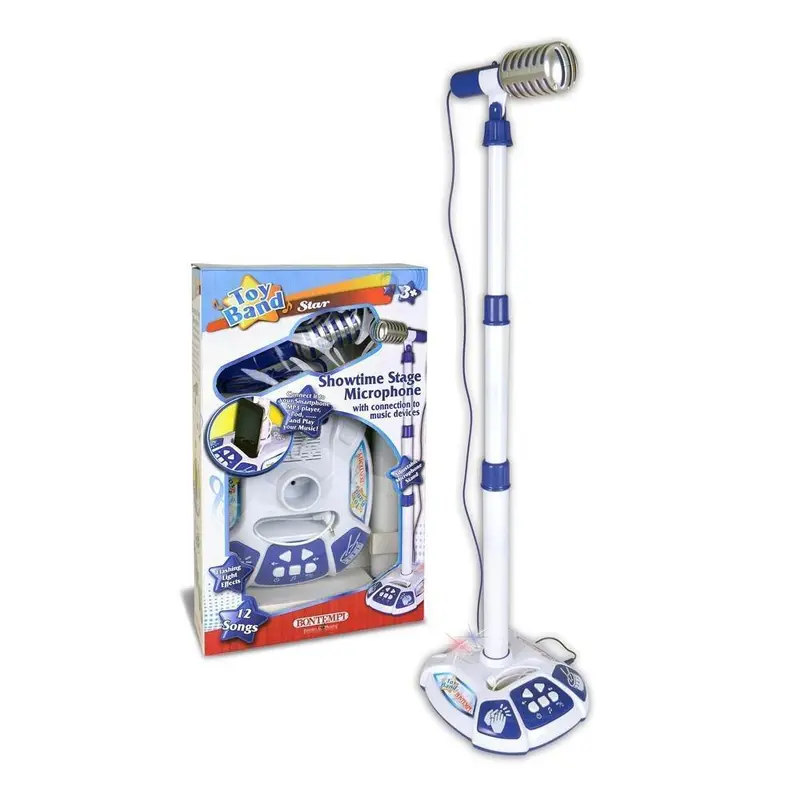 Bontempi 401042 Stage Microphone Playset - Blue Musical Instrument