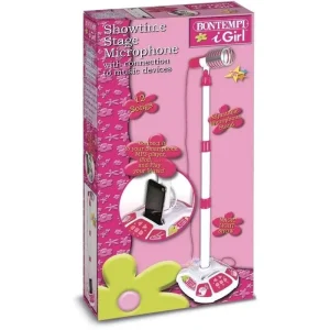 Bontempi 404271 Stage Microphone Playset - Pink Musical Instrument