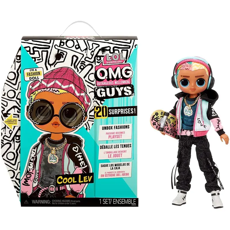 LOL Surprise! OMG Guys COOL LEV Fashion Doll