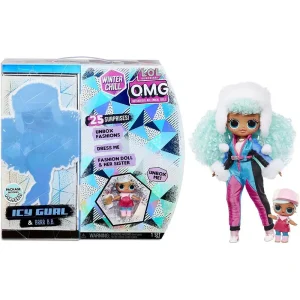 LOL Surprise! OMG Winter Chill ICY Gurl Fashion Doll and Brrr B.B. Doll