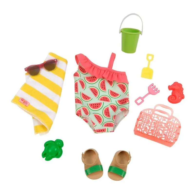 Our Generation BD30241Z Dolls Slice of Fun Watermelon Bathing Suit