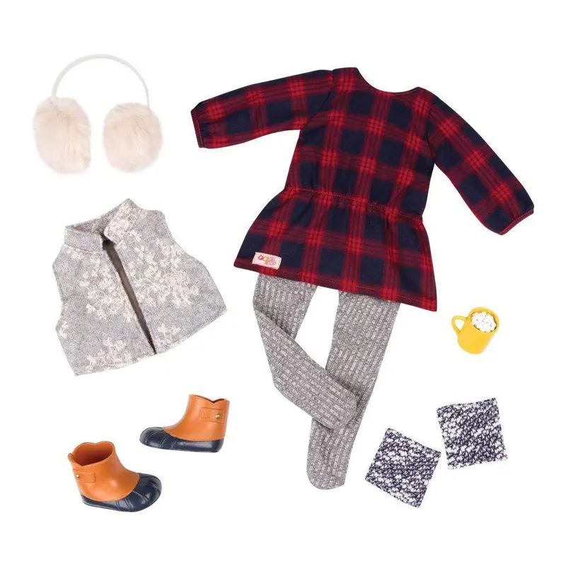 Our Generation BD30318 Cocoa Cozy Dolls Outfit For 18-inch Dolls
