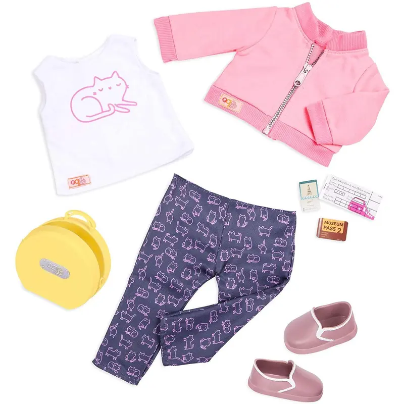 Our Generation Deluxe Clothing - Meow On The Move Outfit